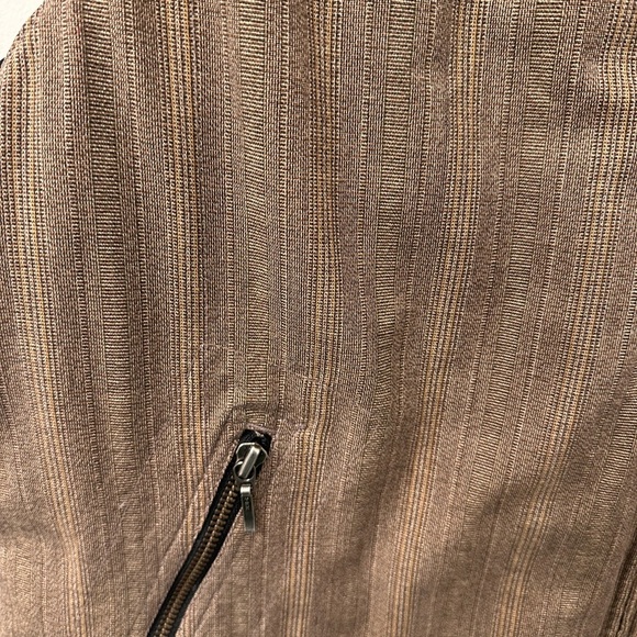 Eddie Bauer Goose Down Reversible Vest Men's Brown Sleeveless Jacket - Picture 3 of 4